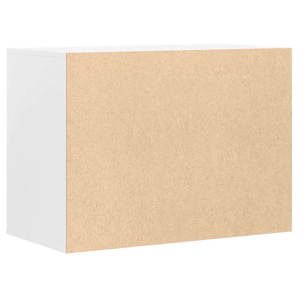 Cassettiera Bianca 80x41x58 cm in Legno Multistrato - homemem39