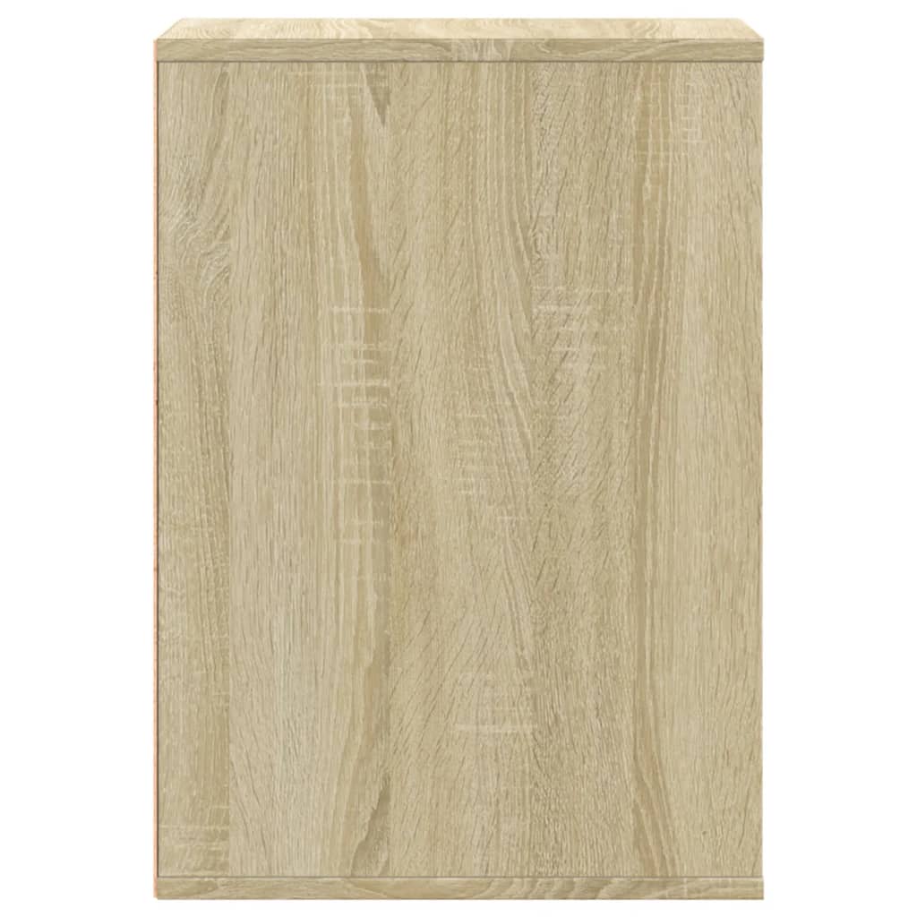 Cassettiera Angolare Rovere Sonoma 80x41x58cm Legno Multistrato - homemem39
