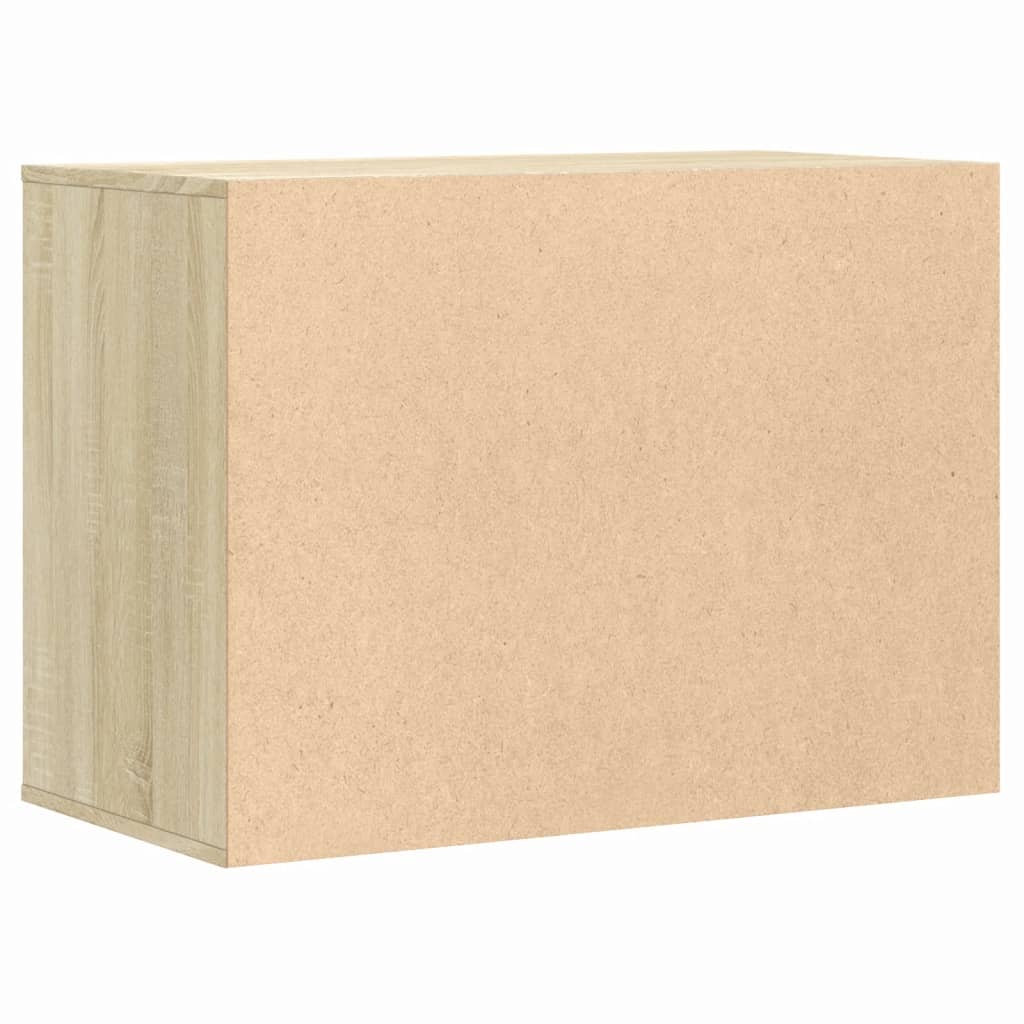 Cassettiera Angolare Rovere Sonoma 80x41x58cm Legno Multistrato - homemem39