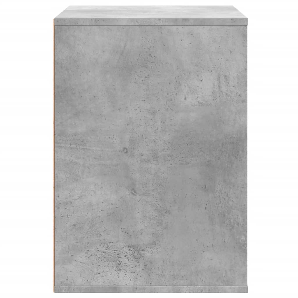 Cassettiera Angolo Grigio Cemento 80x41x58cm Legno Multistrato - homemem39
