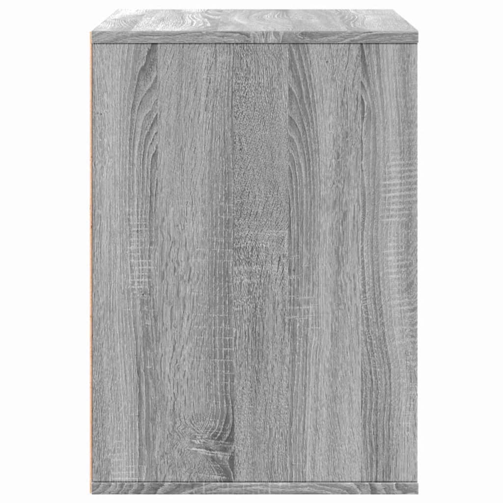 Cassettiera Angolare Grigio Sonoma 80x41x58cm Legno Multistrato - homemem39