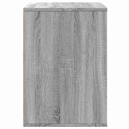 Cassettiera Angolare Grigio Sonoma 80x41x58cm Legno Multistrato - homemem39