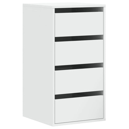 Cassettiera Bianca 40x41x76 cm in Legno Multistrato | homemem39