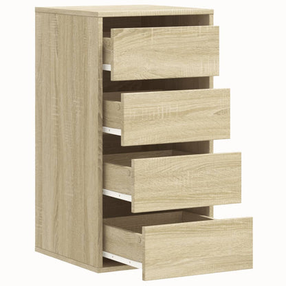 Cassettiera Angolare Rovere Sonoma 40x41x76cm Legno Multistrato - homemem39