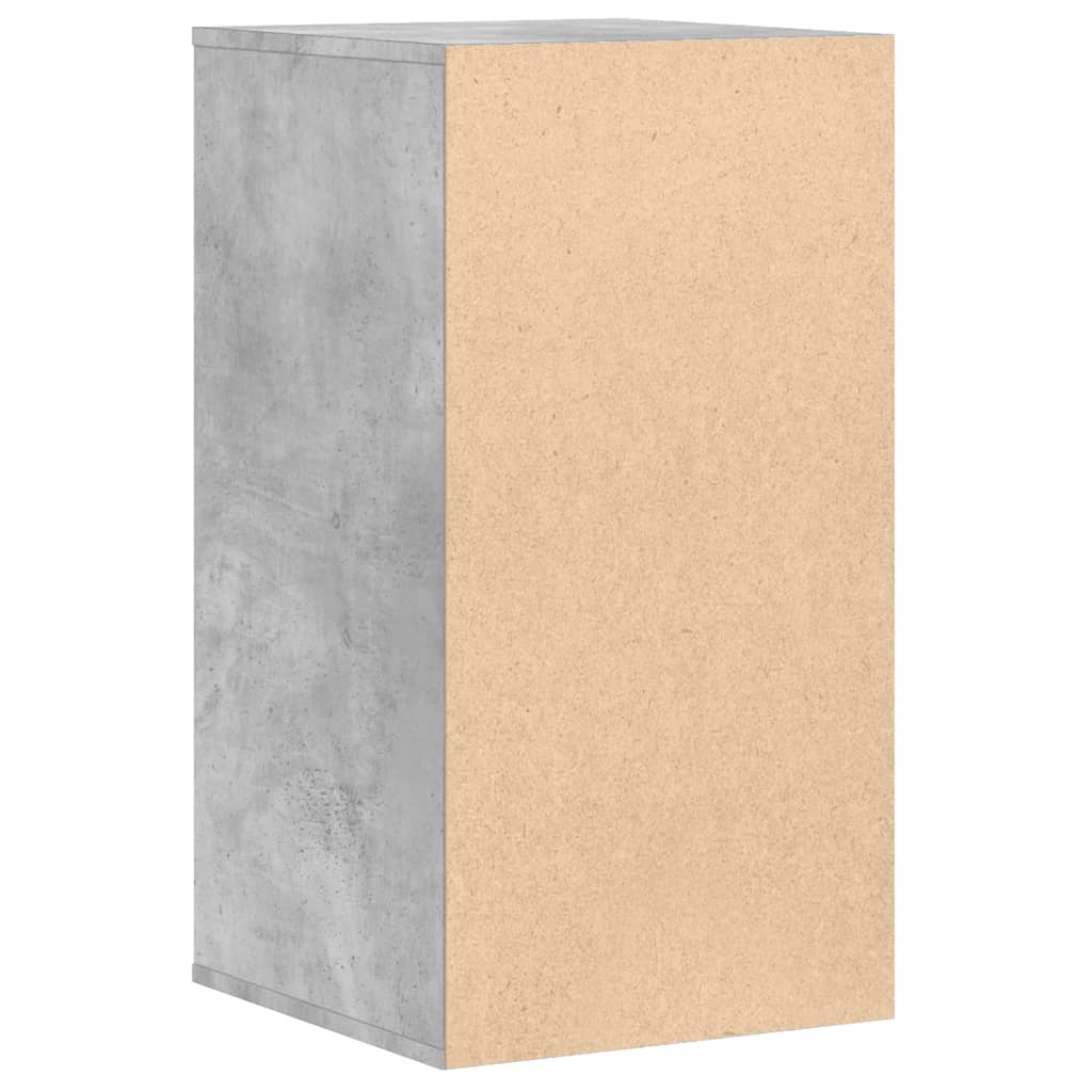 Cassettiera Angolo Grigio Cemento 40x41x76cm Legno Multistrato - homemem39
