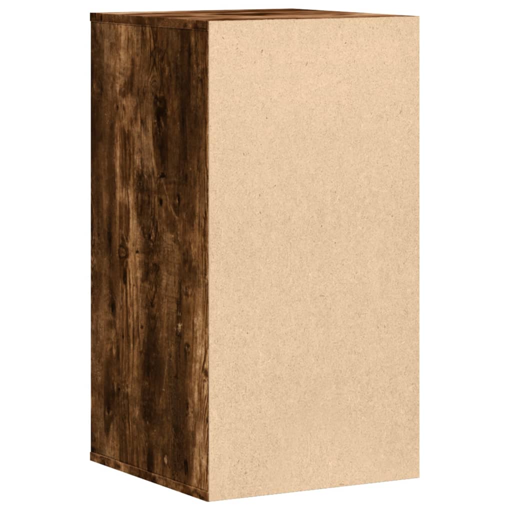 Cassettiera Angolare Rovere Fumo 40x41x76cm Legno Multistrato - homemem39