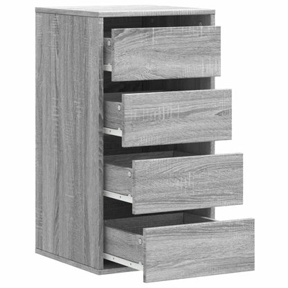 Cassettiera Angolare Grigio Sonoma 40x41x76cm Legno Multistrato - homemem39