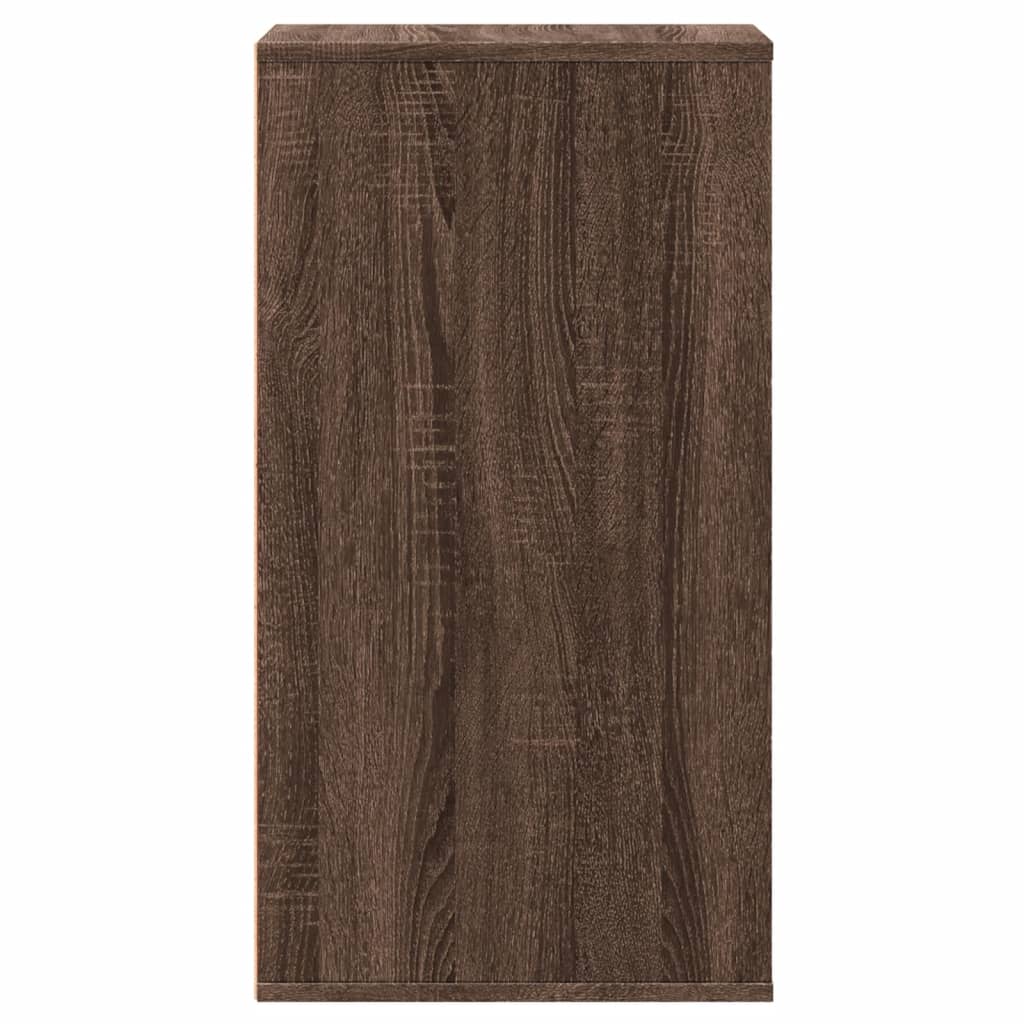Cassettiera Angolo Rovere Marrone 40x41x76cm Legno Multistrato - homemem39