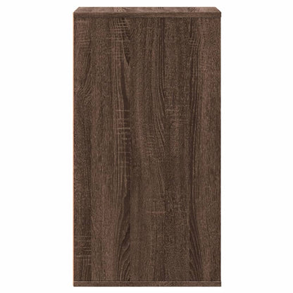 Cassettiera Angolo Rovere Marrone 40x41x76cm Legno Multistrato - homemem39