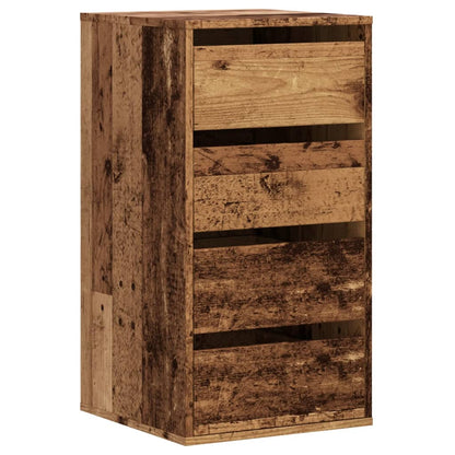 Cassettiera Angolare Legno Antico 40x41x76 cm Legno Multistrato - homemem39