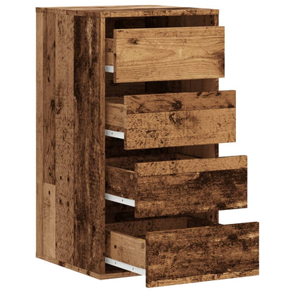 Cassettiera Angolare Legno Antico 40x41x76 cm Legno Multistrato - homemem39