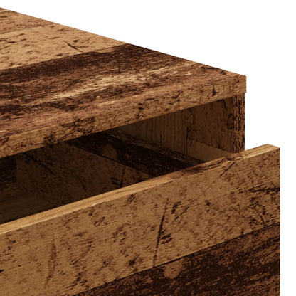 Cassettiera Angolare Legno Antico 40x41x76 cm Legno Multistrato - homemem39