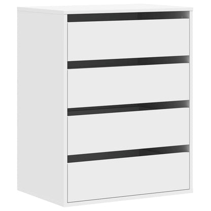 Cassettiera Bianca 60x41x76 cm in Legno Multistrato | homemem39