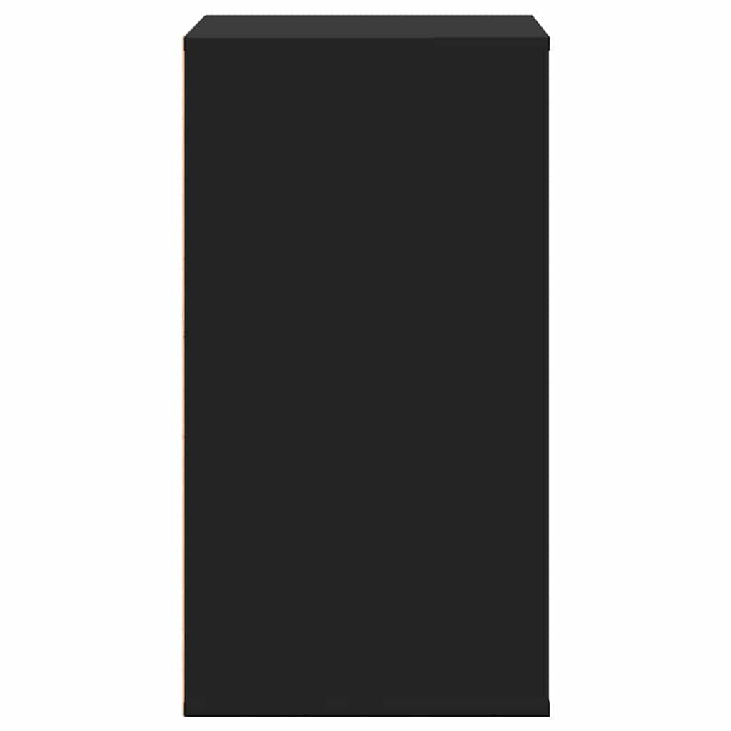 Cassettiera Angolare Nera 60x41x76 cm in Legno Multistrato - homemem39