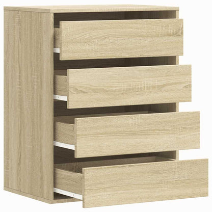 Cassettiera Angolare Rovere Sonoma 60x41x76cm Legno Multistrato - homemem39