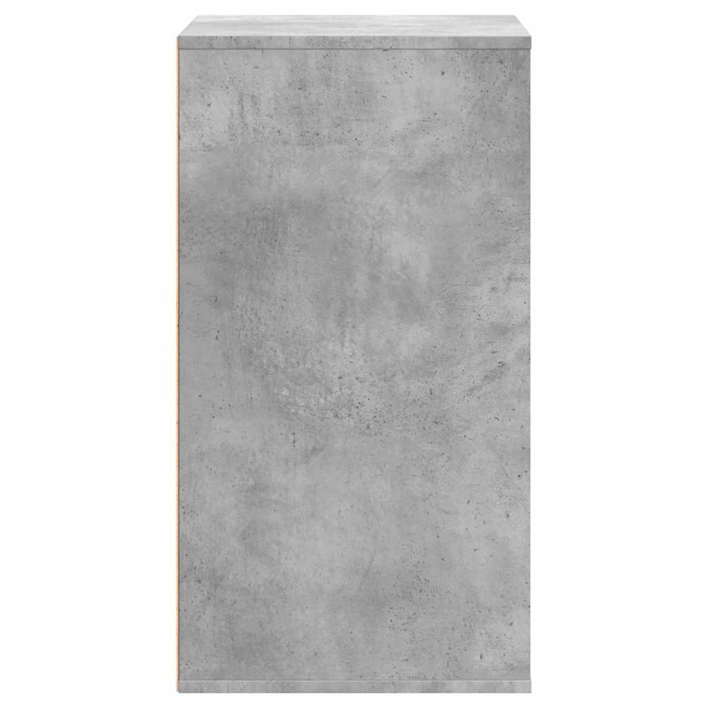Cassettiera Angolo Grigio Cemento 60x41x76cm Legno Multistrato - homemem39