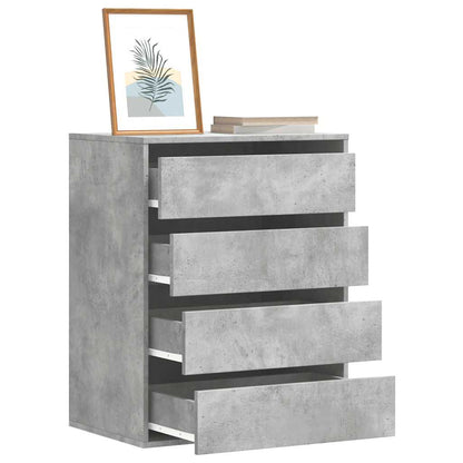 Cassettiera Angolo Grigio Cemento 60x41x76cm Legno Multistrato - homemem39