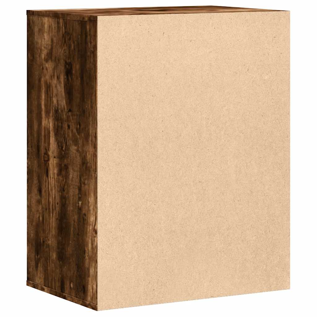 Cassettiera Angolare Rovere Fumo 60x41x76cm Legno Multistrato - homemem39