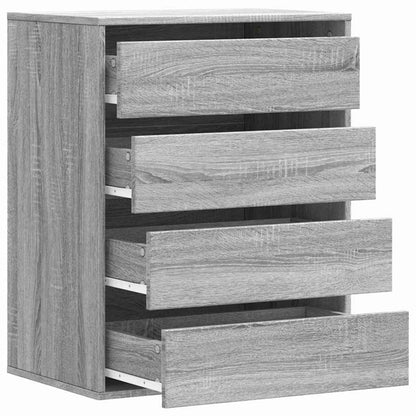 Cassettiera Angolare Grigio Sonoma 60x41x76cm Legno Multistrato - homemem39