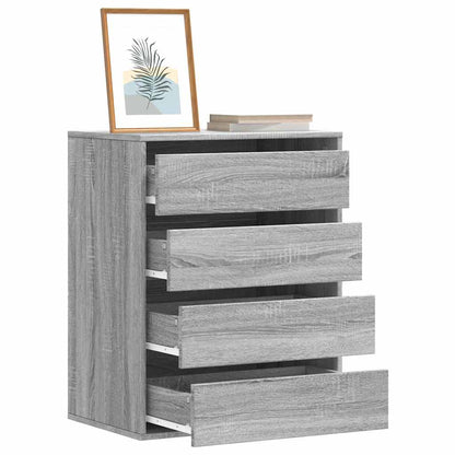 Cassettiera Angolare Grigio Sonoma 60x41x76cm Legno Multistrato - homemem39
