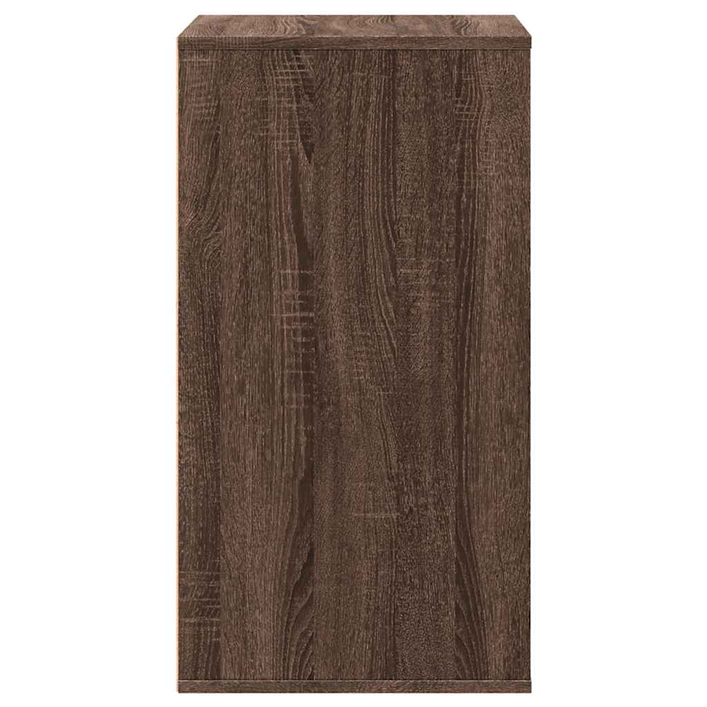 Cassettiera Angolo Rovere Marrone 60x41x76cm Legno Multistrato - homemem39