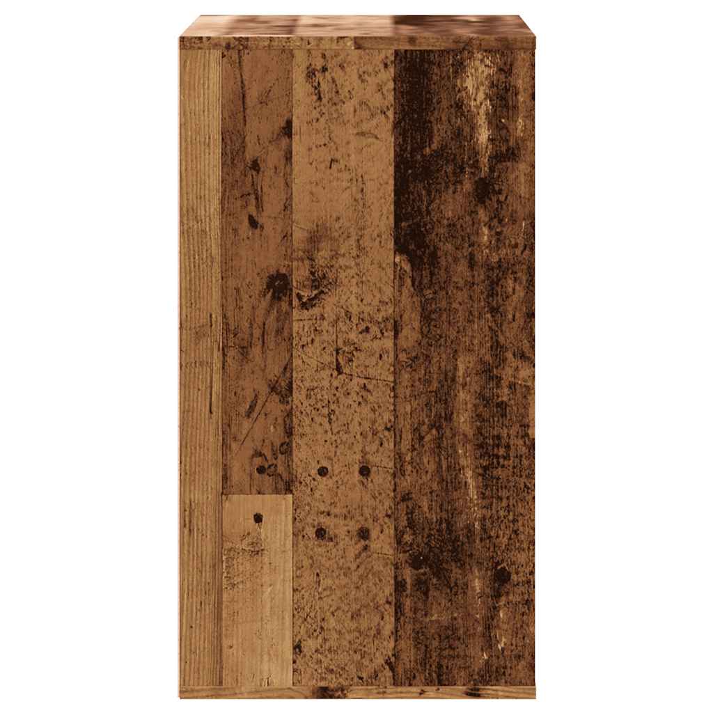 Cassettiera Angolare Legno Antico 60x41x76 cm Legno Multistrato - homemem39
