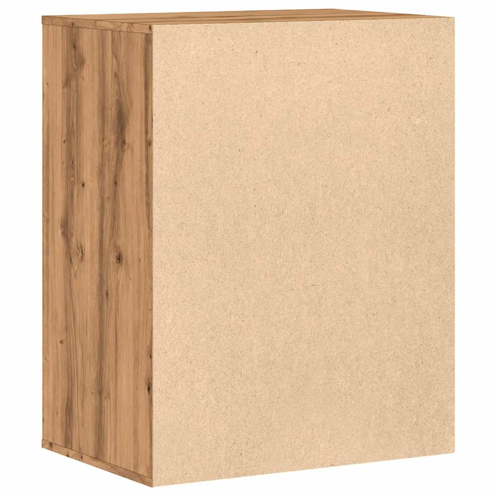 Cassettiera Angolare Rovere Artigianale 60x41x76cm Multistrato - homemem39