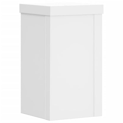 Supporti per Piante 2 pz Bianchi 10x10x18 cm Legno Multistrato | homemem39
