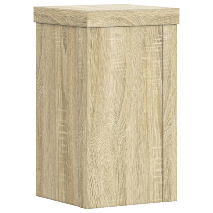 Supporti per Piante 2 pz Rovere 10x10x18 cm in Multistrato | homemem39