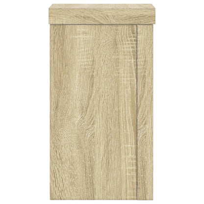 Supporti per Piante 2 pz Rovere 10x10x18 cm in Multistrato | homemem39