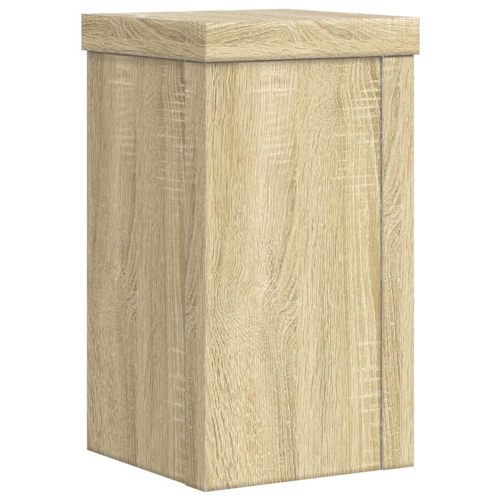Supporti per Piante 2 pz Rovere 10x10x18 cm in Multistrato | homemem39