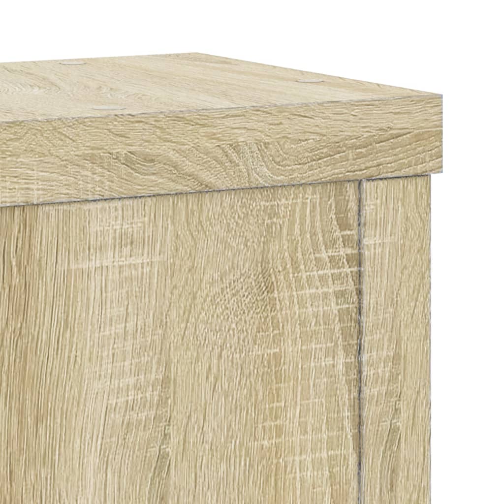 Supporti per Piante 2 pz Rovere 10x10x18 cm in Multistrato | homemem39