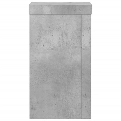 Supporti per Piante 2 pz Grigio 10x10x18 cm Legno Multistrato | homemem39