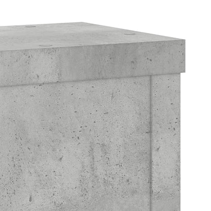 Supporti per Piante 2 pz Grigio 10x10x18 cm Legno Multistrato | homemem39