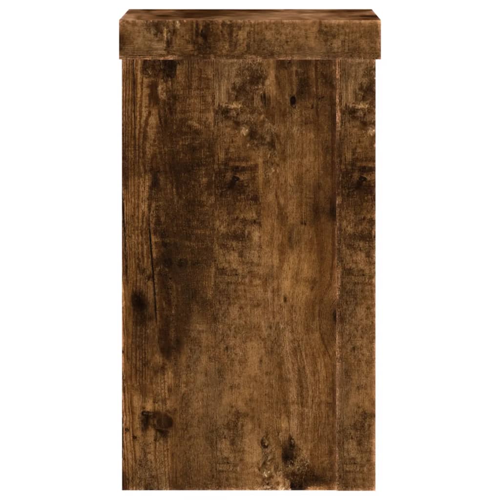 Supporti per Piante 2 pz Rovere 10x10x18 cm Legno Multistrato - homemem39