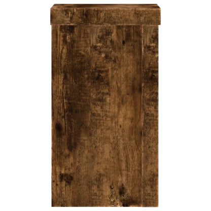 Supporti per Piante 2 pz Rovere 10x10x18 cm Legno Multistrato - homemem39