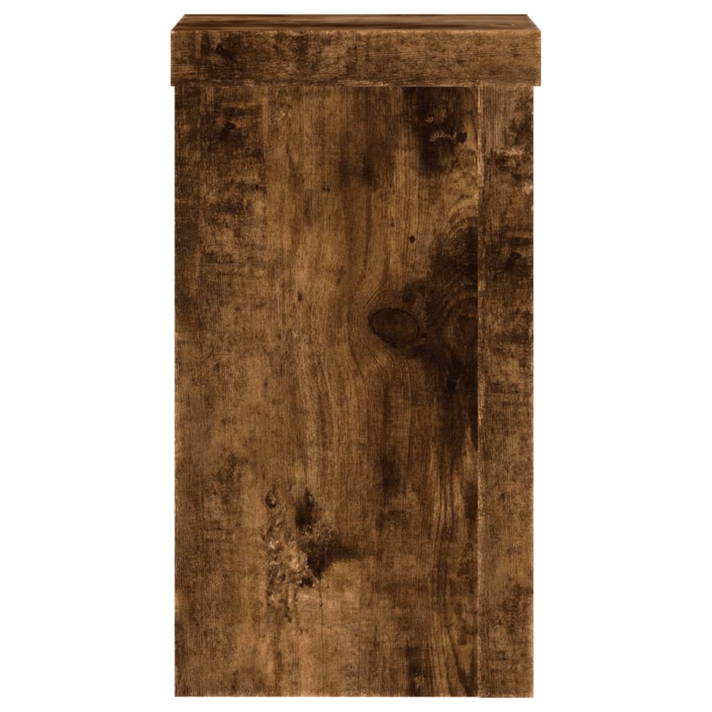 Supporti per Piante 2 pz Rovere 10x10x18 cm Legno Multistrato | homemem39