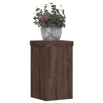 Supporti per Piante 2 pz Marrone 10x10x18 cm Legno Multistrato | homemem39