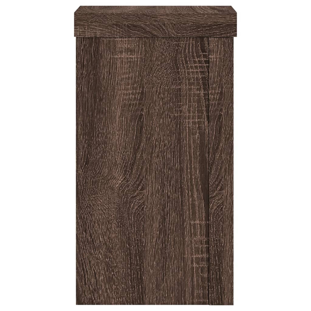 Supporti per Piante 2 pz Marrone 10x10x18 cm Legno Multistrato | homemem39