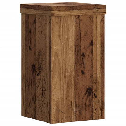Supporti per Piante 2 pz Legno 10x10x18 cm Legno Multistrato | homemem39
