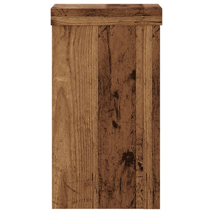 Supporti per Piante 2 pz Legno 10x10x18 cm Legno Multistrato - homemem39