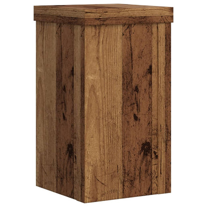 Supporti per Piante 2 pz Legno 10x10x18 cm Legno Multistrato | homemem39