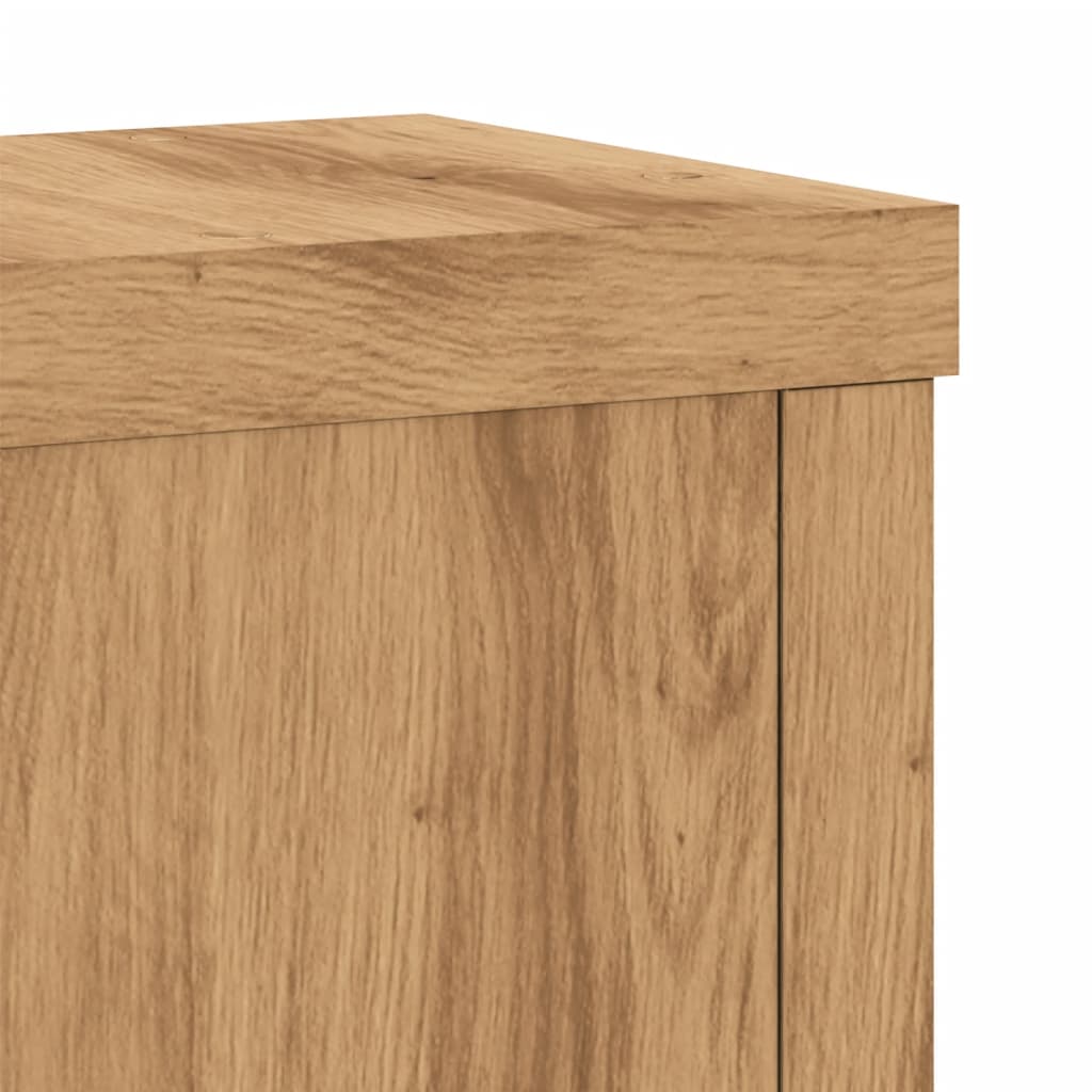 Supporti per Piante 2 pz Rovere 10x10x18 cm in Multistrato - homemem39