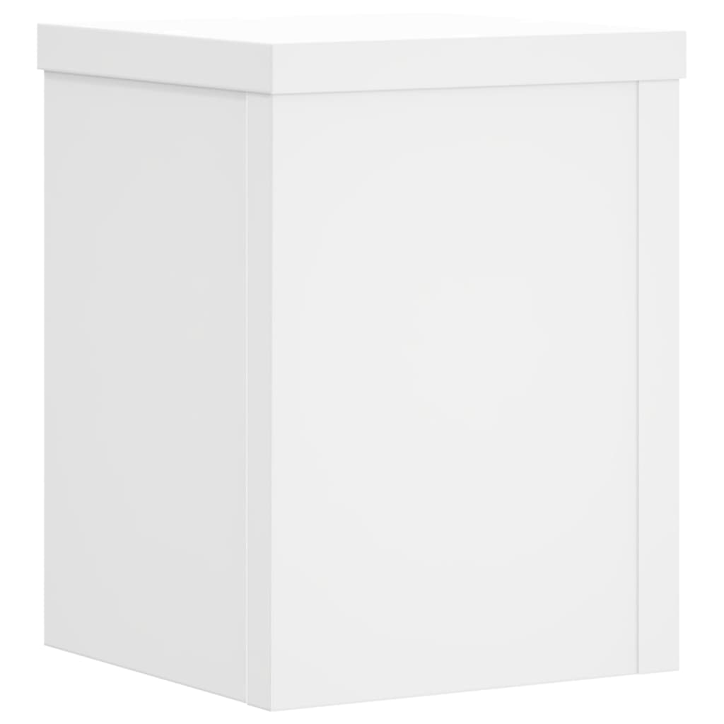 Supporti per Piante 2 pz Bianchi 15x15x20 cm Legno Multistrato | homemem39