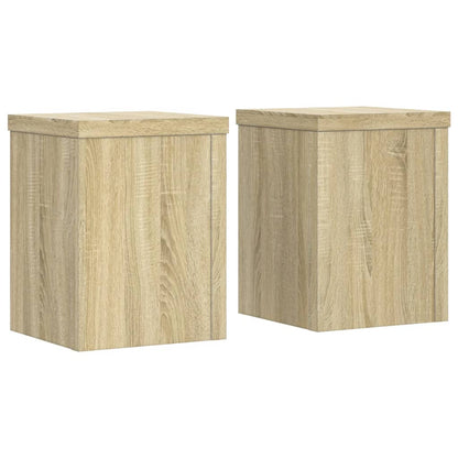Supporti per Piante 2 pz Rovere 15x15x20 cm in Multistrato | homemem39