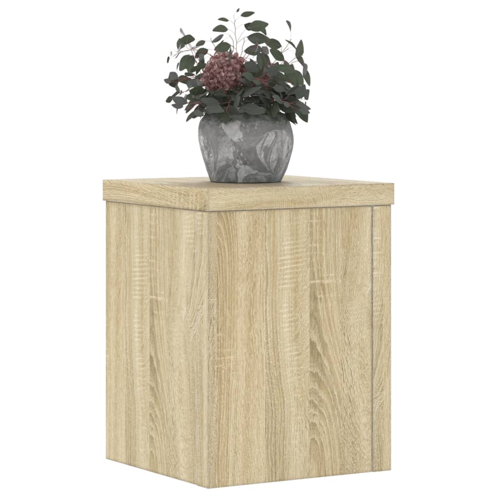Supporti per Piante 2 pz Rovere 15x15x20 cm in Multistrato | homemem39