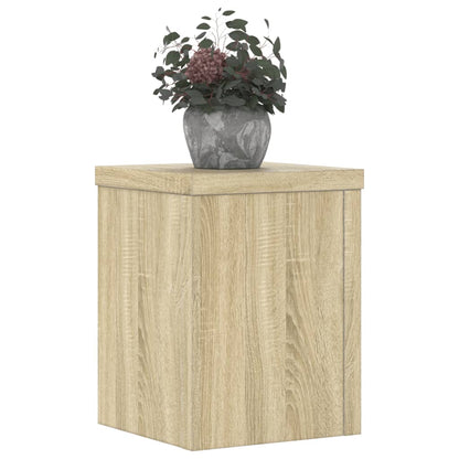 Supporti per Piante 2 pz Rovere 15x15x20 cm in Multistrato | homemem39