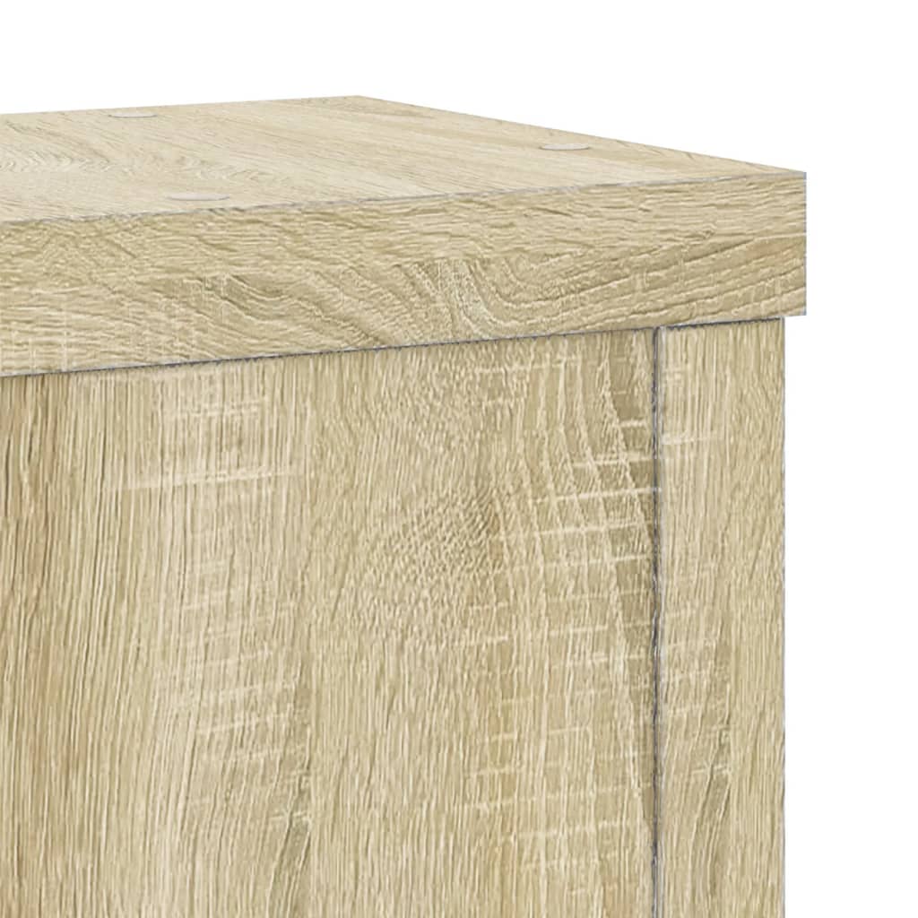 Supporti per Piante 2 pz Rovere 15x15x20 cm in Multistrato | homemem39