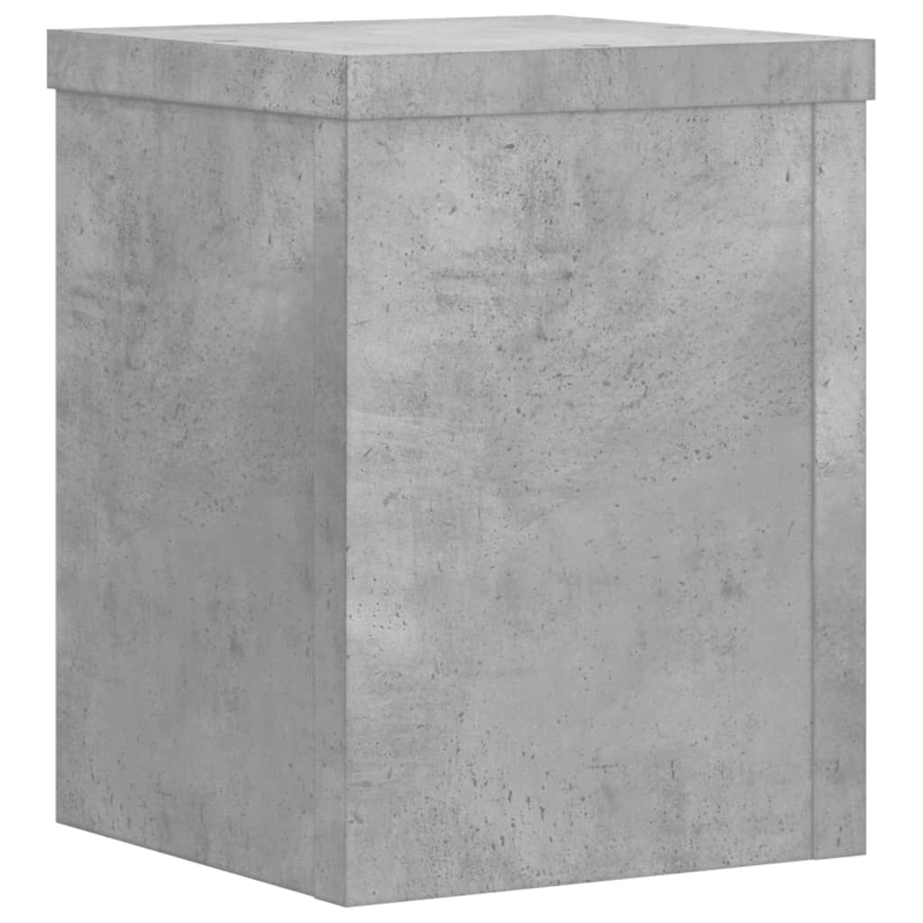 Supporti per Piante 2 pz Grigio 15x15x20 cm Legno Multistrato | homemem39