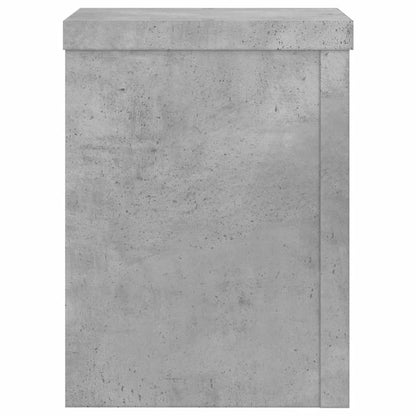 Supporti per Piante 2 pz Grigio 15x15x20 cm Legno Multistrato